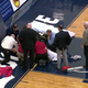 Illustration for article titled Saint Josephs Player Taken Off In Stretcher After Brutal Leg Injury
